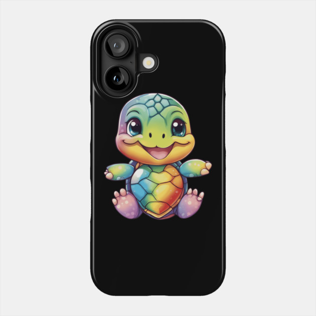 Kawaii Turtle Phone Case by animegirlnft