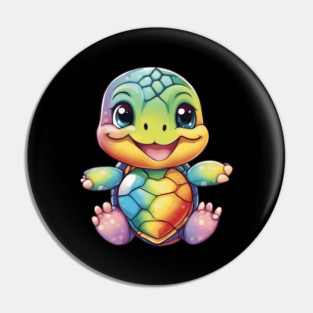 Kawaii Turtle Pin