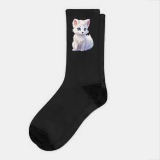 Anime Arctic Fox Socks