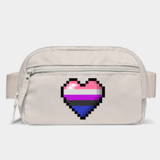 Gender Fluid Pixel Heart Bag