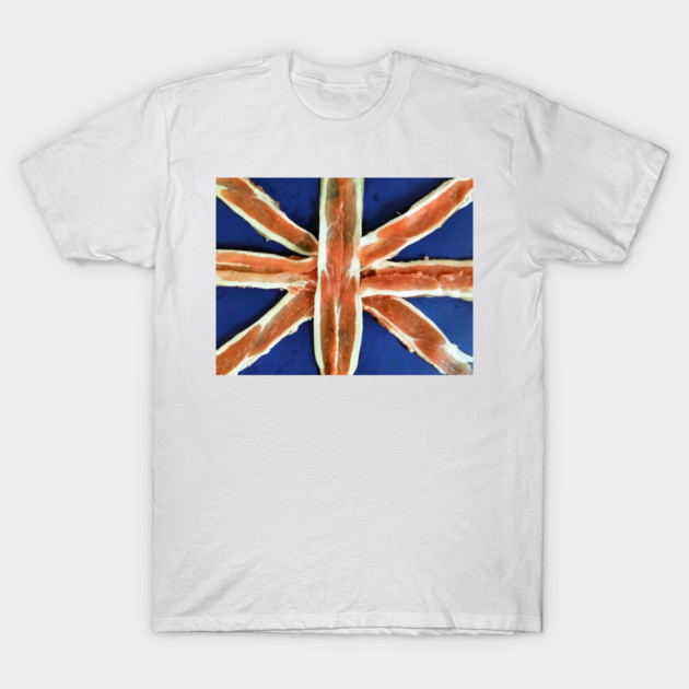 Bacon Union Jack Union Jack T-Shirt TeePublic