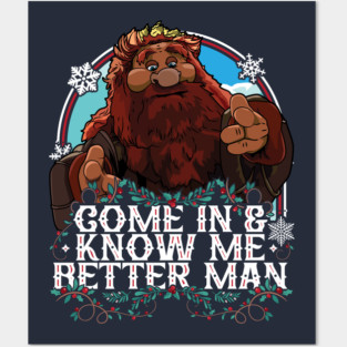 Muppet Christmas Carol - Come In And Know Me Better Man Posters and Art