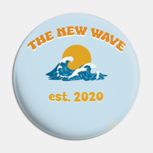 The New Wave tee Pin