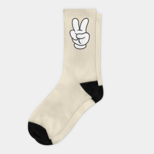 Peace Hand Socks