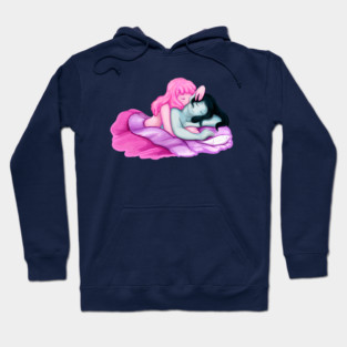 Bubbline, bedtime cuddles, Adventure Time fan art Hoodie