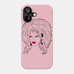 Lill the drag queen black lines Phone Case