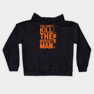 Boogeyman - Vintage Distressed - Slasher Movie - Orange Kids Hoodie