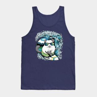 Surf's Up - Surfing Chinchilla Tank Top