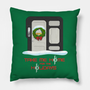 Home for the Holidays (Galactic) Pillow
