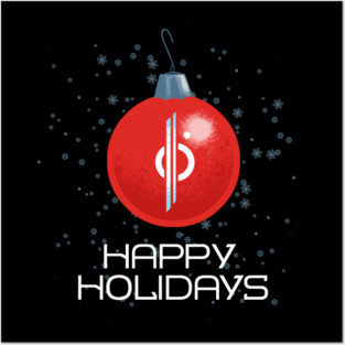 Happy Holidays - Ornament (Galactic) Posters and Art