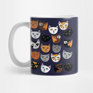 Crazy Cat Lady Pattern cats Mug