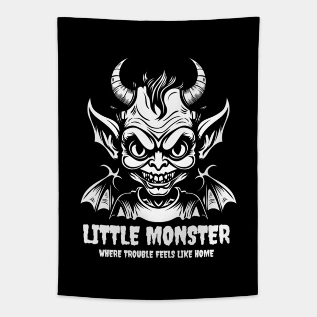 LITTLE MONSTER Tapestry by artslaves