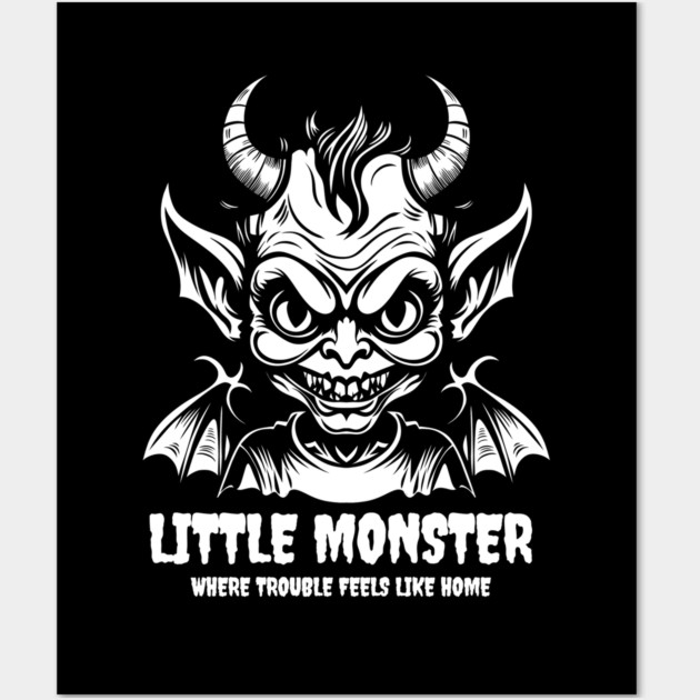 LITTLE MONSTER Wall Art by artslaves