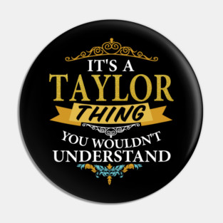 Taylors Version Pin
