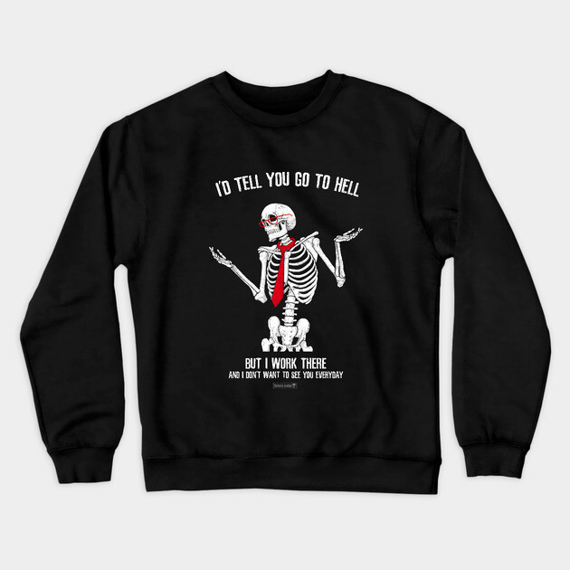 No Offense Crewneck Sweatshirt by Tommy Devoid