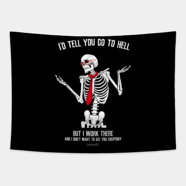 No Offense Tapestry by Tommy Devoid