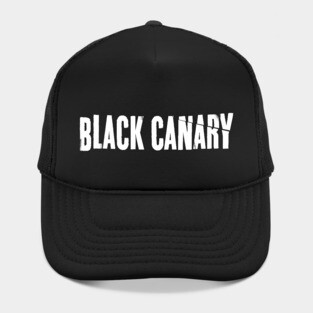 Black Canary Band Logo Hat