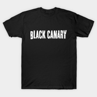 Black Canary Band Logo T-Shirt