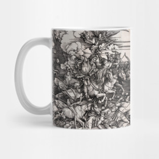 High Resolution Albrecht Dürer The Four Horsemen 1497 Mug