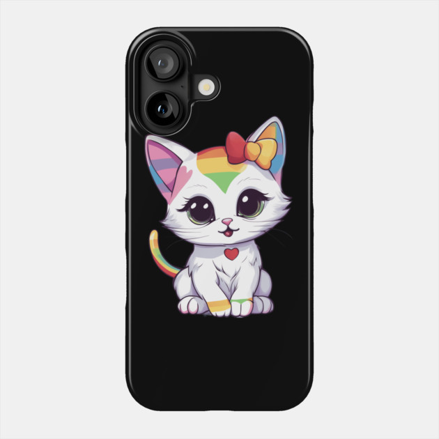 Adorable Little Baby Feline Phone Case by animegirlnft