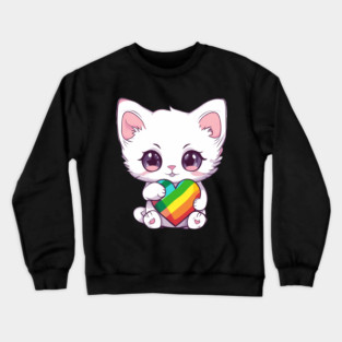 Irresistibly Cute Baby Kitten Crewneck Sweatshirt