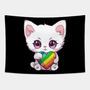 Irresistibly Cute Baby Kitten Tapestry