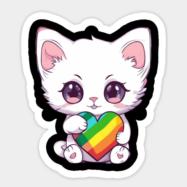 Irresistibly Cute Baby Kitten Sticker by animegirlnft