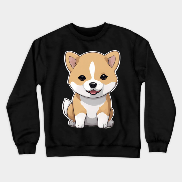 Pure Cuteness Shiba Inu Crewneck Sweatshirt by animegirlnft