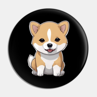 Pure Cuteness Shiba Inu Pin