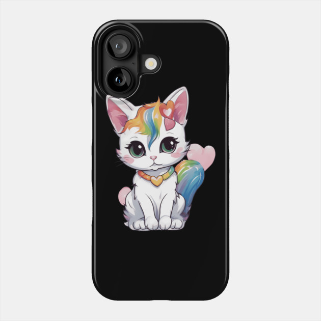 I Adore You Baby Cat Phone Case by animegirlnft