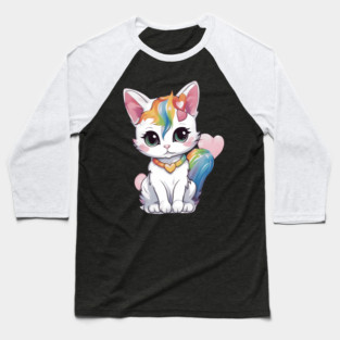 I Adore You Baby Cat Baseball T-Shirt