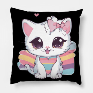 You're My Valentine Kawaii Kitten Pillow