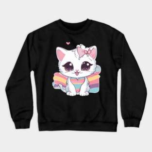 You're My Valentine Kawaii Kitten Crewneck Sweatshirt