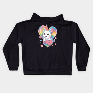 You Mean The World To Me Kitty Kids Hoodie