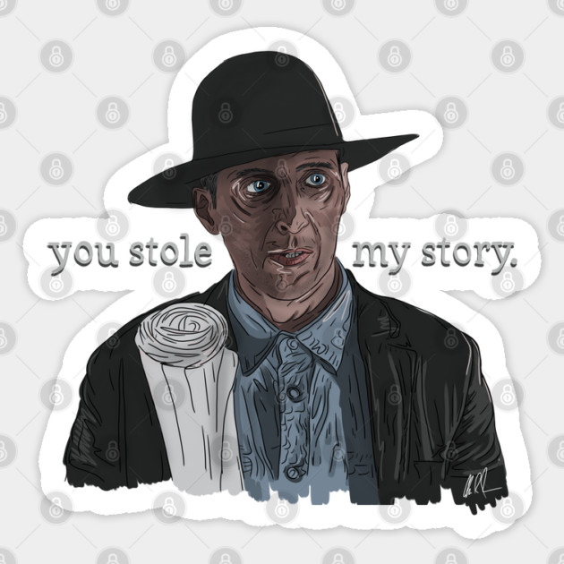 Secret Window: You Stole My Story Sticker by 51Deesigns