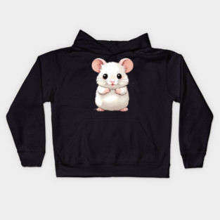 Fat Baby White Mouse Kids Hoodie