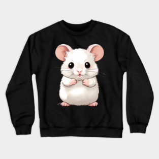 Fat Baby White Mouse Crewneck Sweatshirt