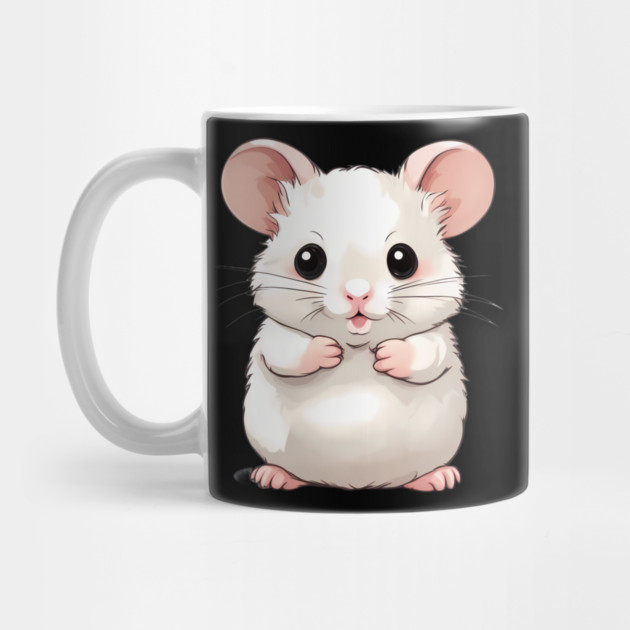 Fat Baby White Mouse by animegirlnft