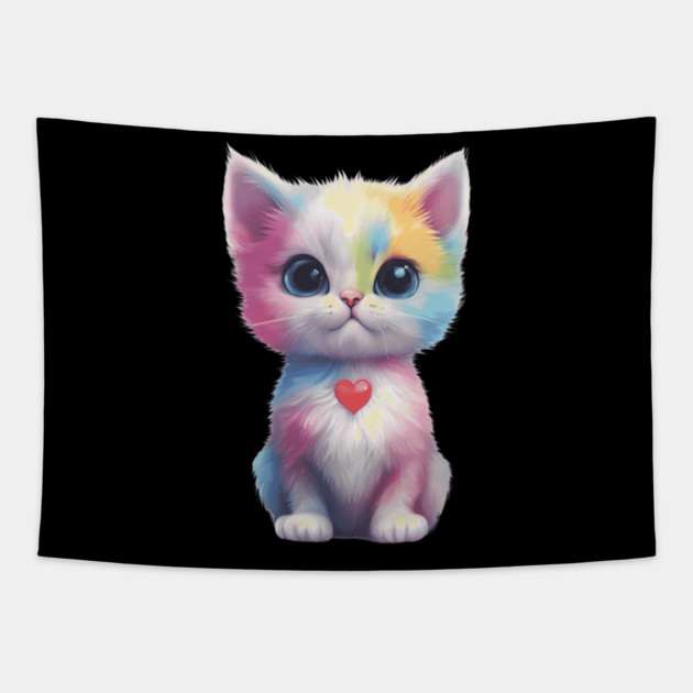 You're my one and only Kitty Tapestry by animegirlnft