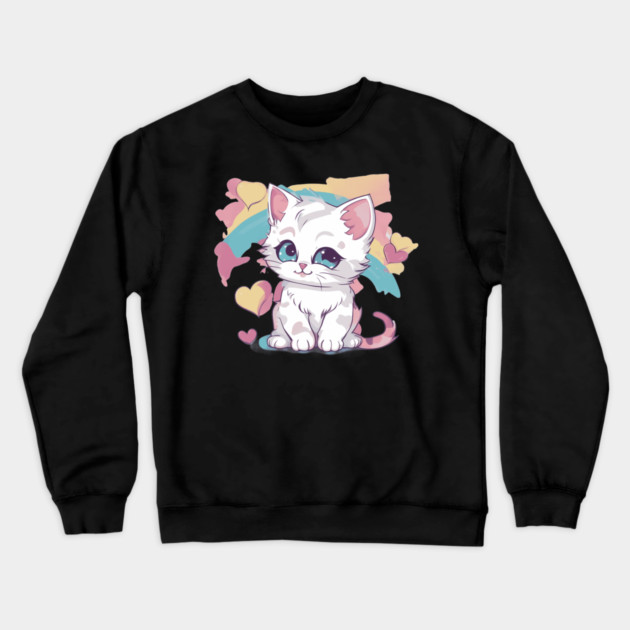 You're My Sunshine Cat Crewneck Sweatshirt by animegirlnft