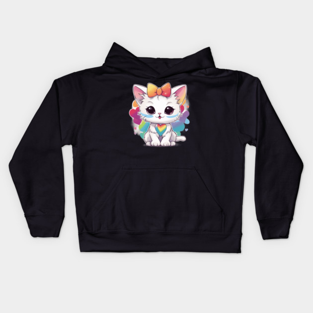 You're my everything Kitten Kids Hoodie by animegirlnft