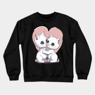 I Am So In Love With You Kitten Crewneck Sweatshirt