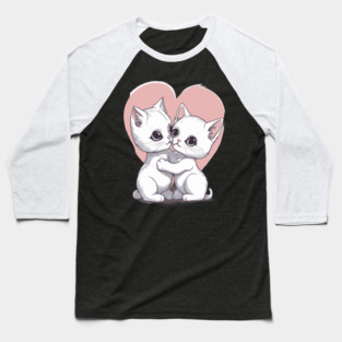 I Am So In Love With You Kitten Baseball T-Shirt