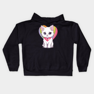 I'm Here For You Kitten Kids Hoodie