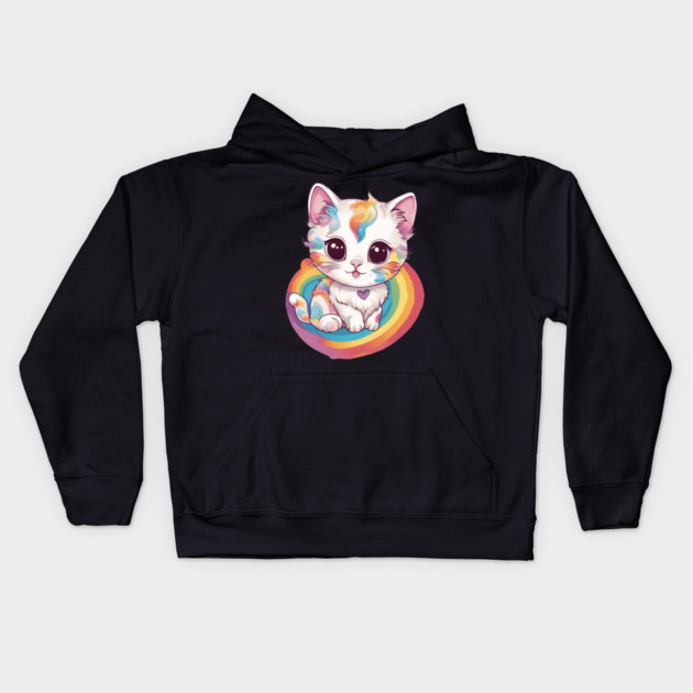 You Matter to Me Cat Kids Hoodie by animegirlnft