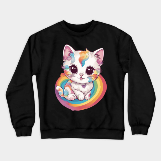 You Matter to Me Cat Crewneck Sweatshirt by animegirlnft