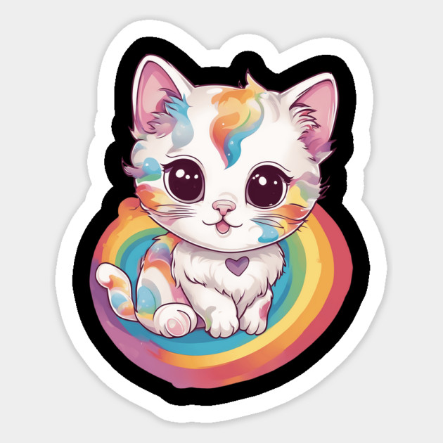 You Matter to Me Cat Sticker by animegirlnft