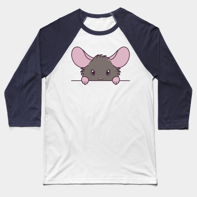 Mouse Baseball T-Shirt by DeguArts
