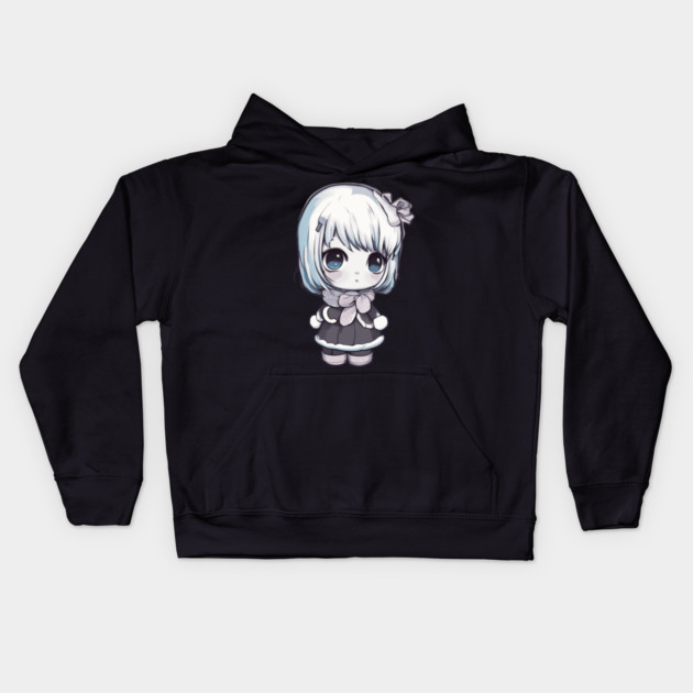 Little Kawaii Baby Princess Kids Hoodie by animegirlnft