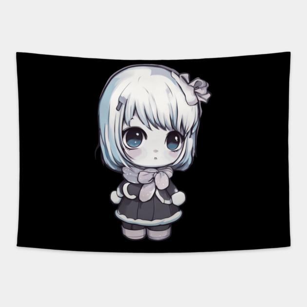 Little Kawaii Baby Princess Tapestry by animegirlnft